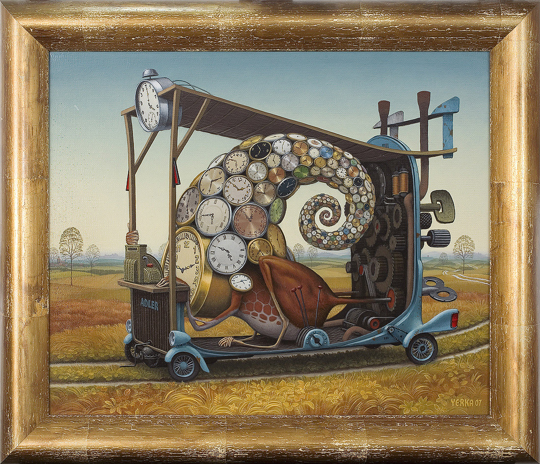 Jacek Yerka, Alarm clock seller